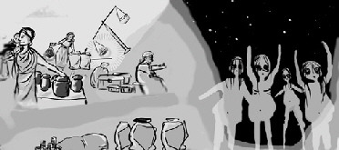 Hungergeister, Illustration Phirun Koy